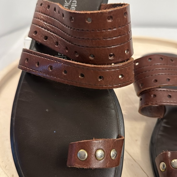 Montego Bay Club Leather Slid Sandals - Picture 7 of 8